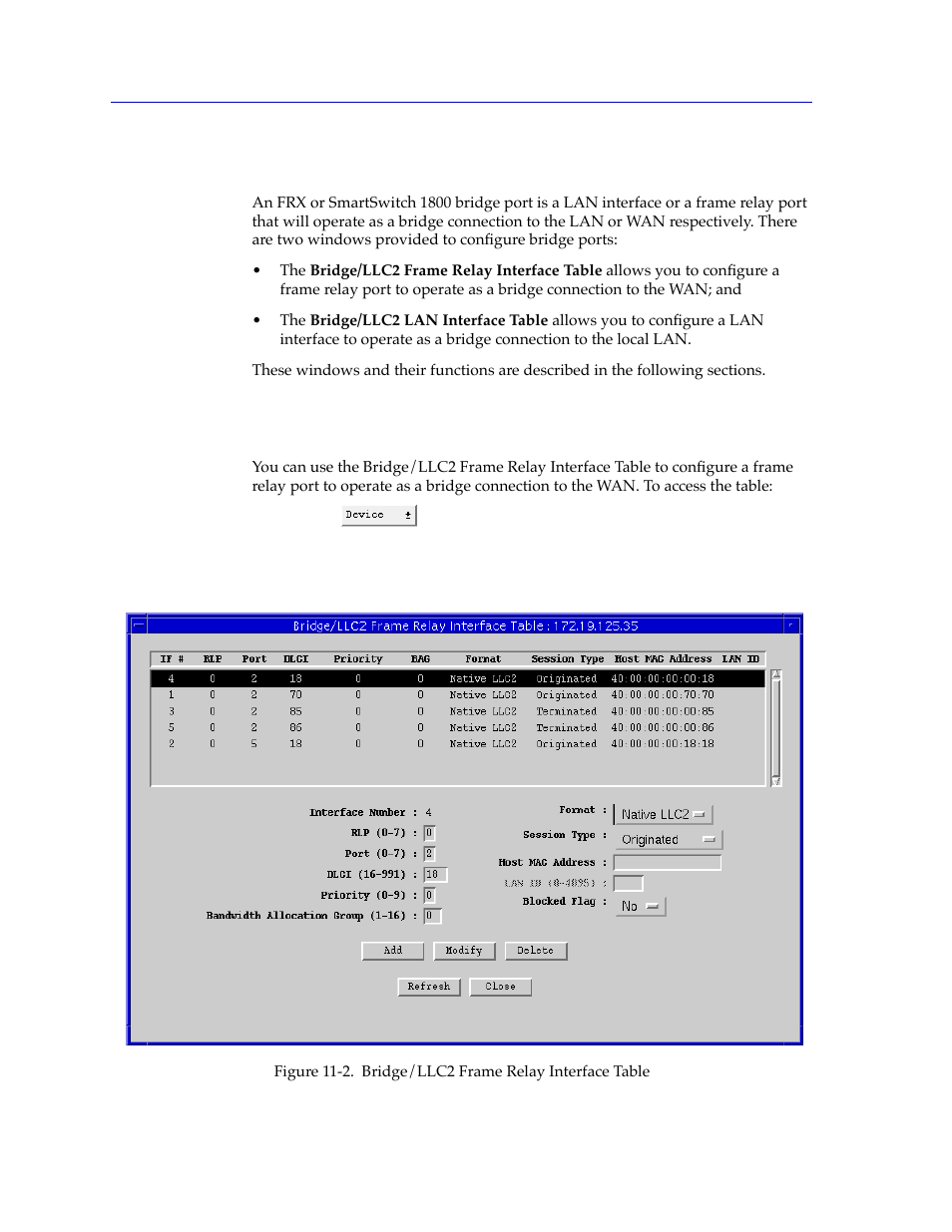 Configuring bridge ports, Configuring frame relay bridge ports, Conþguring bridge ports -4 | Conþguring frame relay bridge ports -4 | Cabletron Systems FRX6000 User Manual | Page 198 / 232
