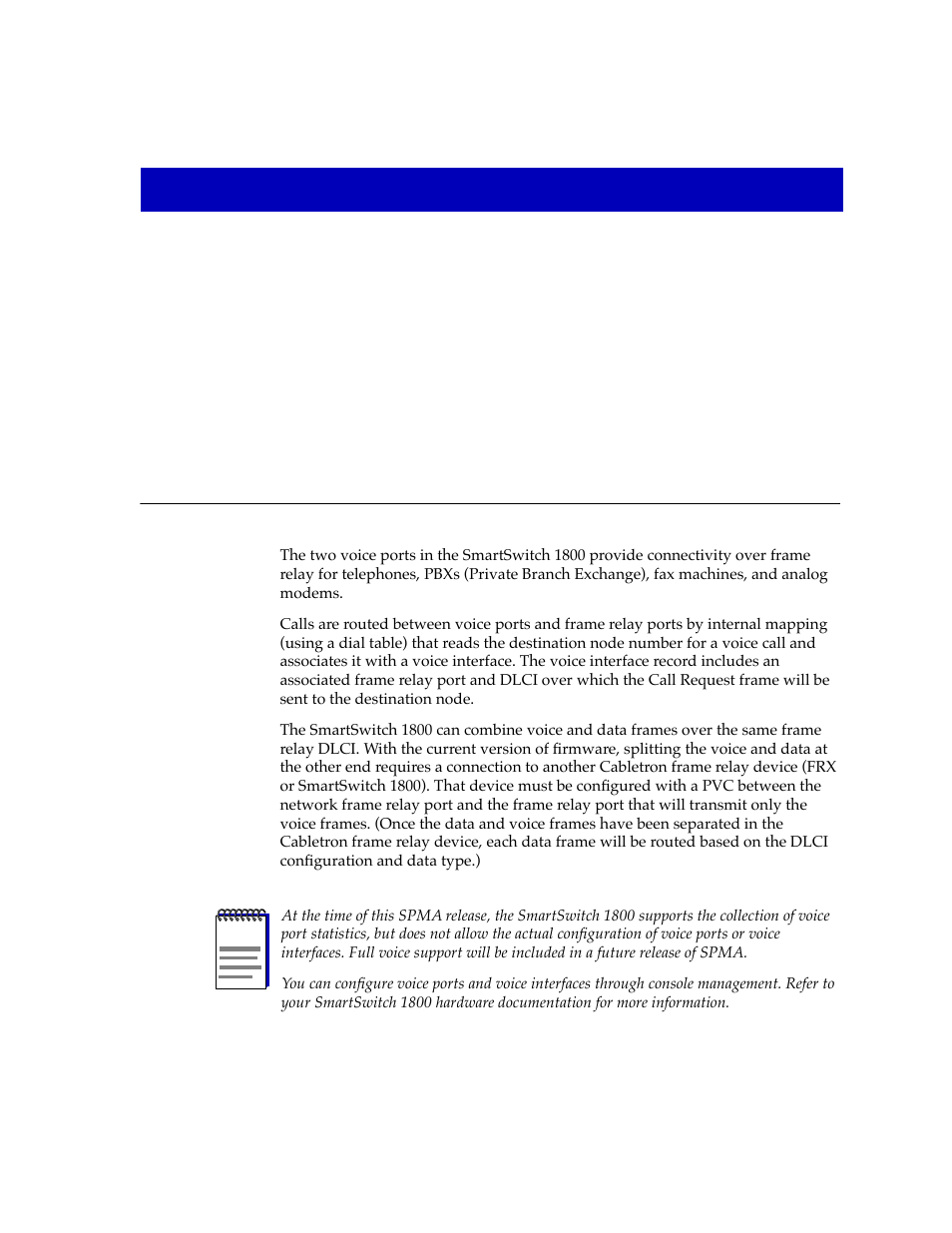 Smartswitch 1800 voice configuration, Chapter 12 | Cabletron Systems FRX6000 User Manual | Page 205 / 232