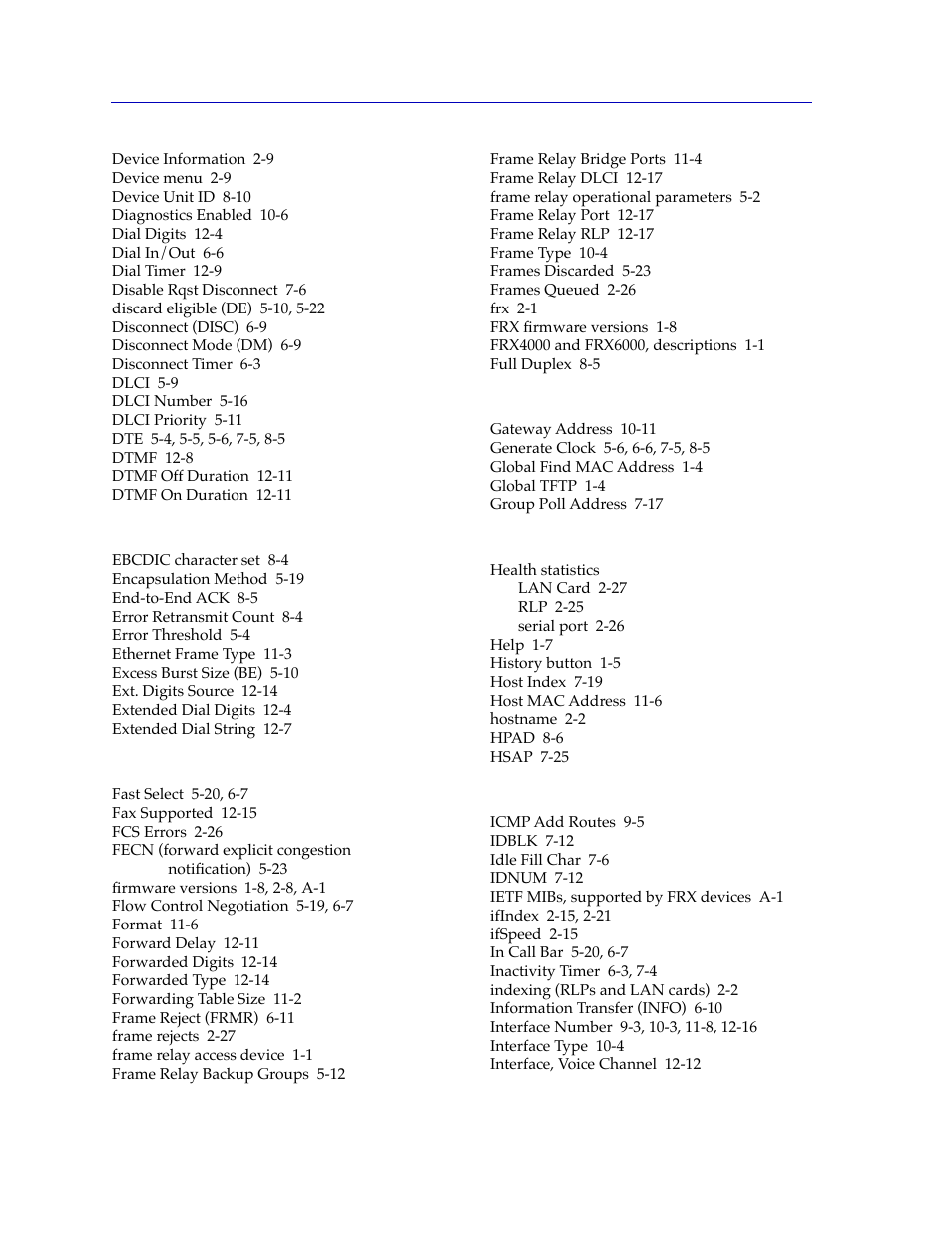 Cabletron Systems FRX6000 User Manual | Page 228 / 232