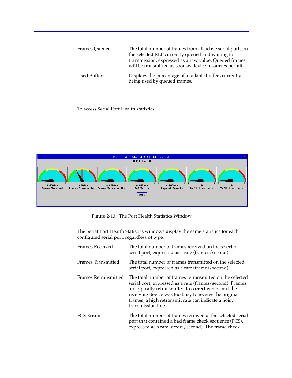 Serial port health, Serial port health -26 | Cabletron Systems FRX6000 User Manual | Page 42 / 232