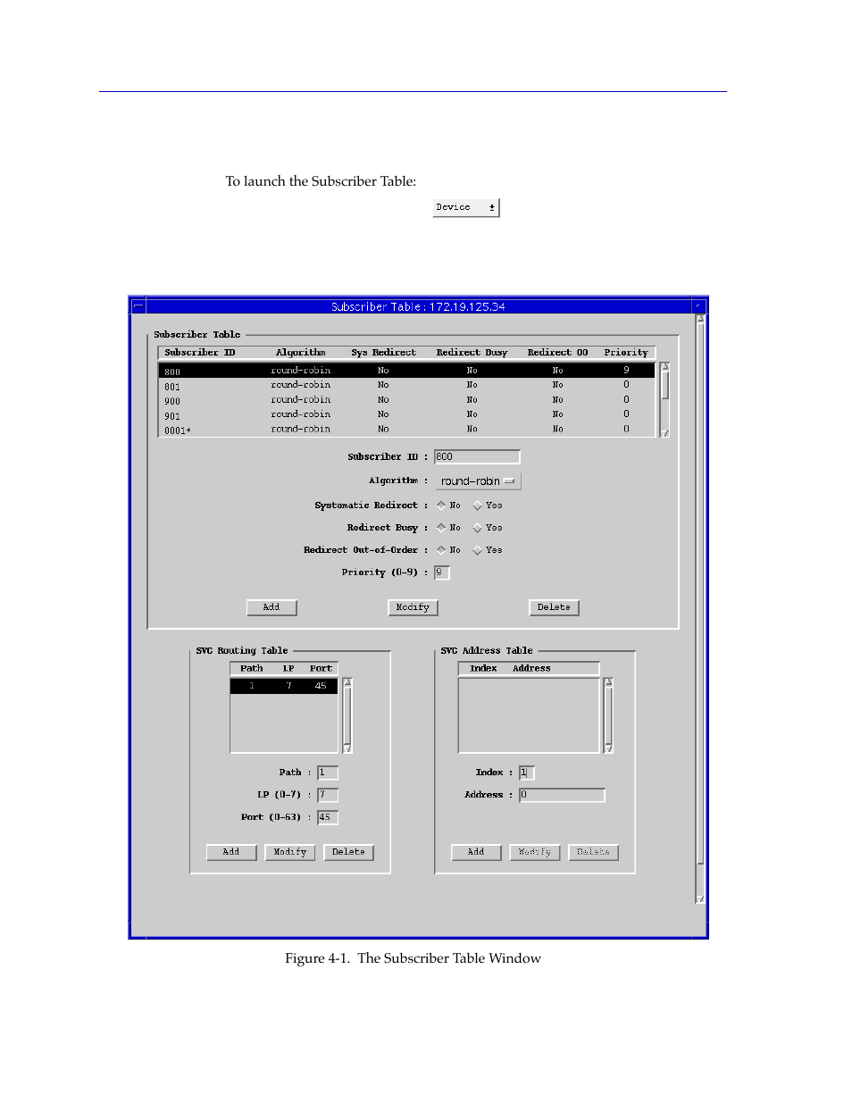 Accessing the subscriber table, Accessing the subscriber table -2 | Cabletron Systems FRX6000 User Manual | Page 82 / 232