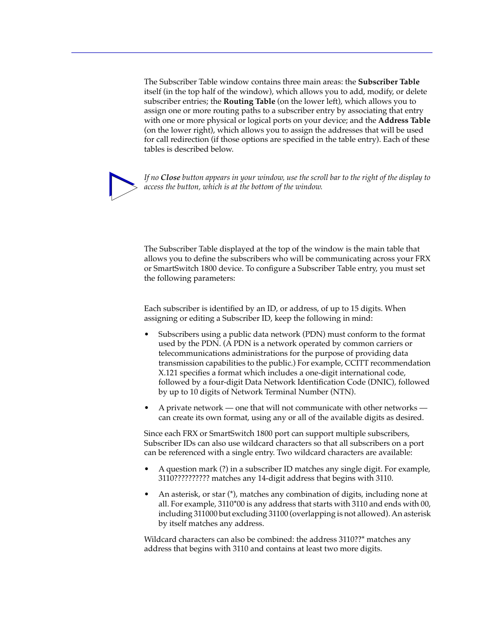 Configuring the subscriber table, Conþguring the subscriber table -3 | Cabletron Systems FRX6000 User Manual | Page 83 / 232
