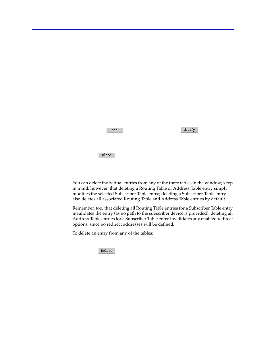 Deleting table entries, Deleting table entries -8 | Cabletron Systems FRX6000 User Manual | Page 88 / 232