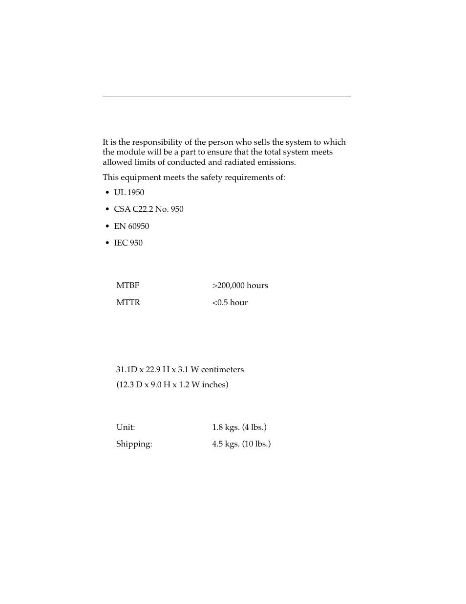 5 safety, 6 service, 7 physical | 1 dimensions, 2 weight, 5 safety -2 5.6 service -2 | Cabletron Systems 7F06-02 User Manual | Page 28 / 28