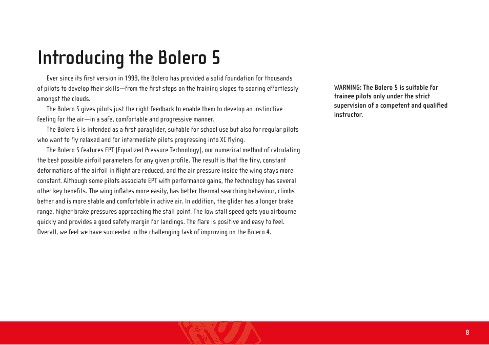 Introducing the bolero 5 | GIN Bolero 5 User Manual | Page 8 / 35
