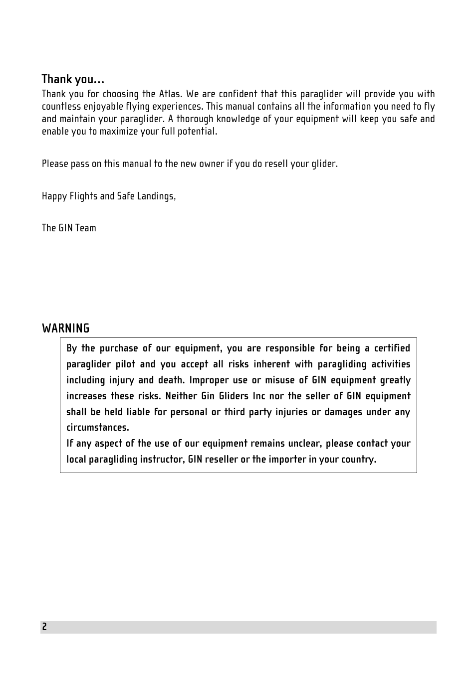 GIN Atlas User Manual | Page 2 / 24