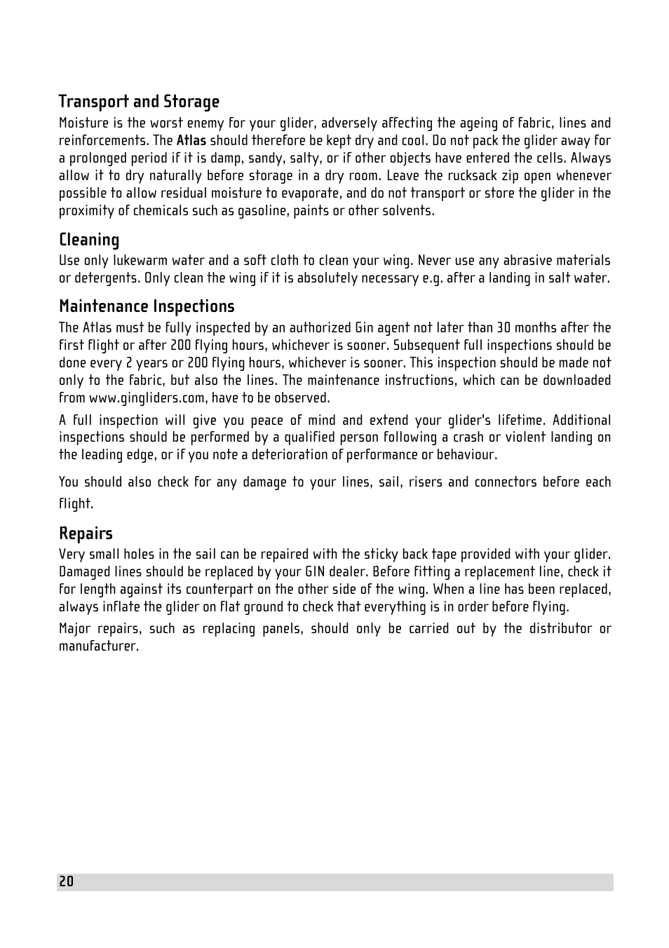 GIN Atlas User Manual | Page 20 / 24