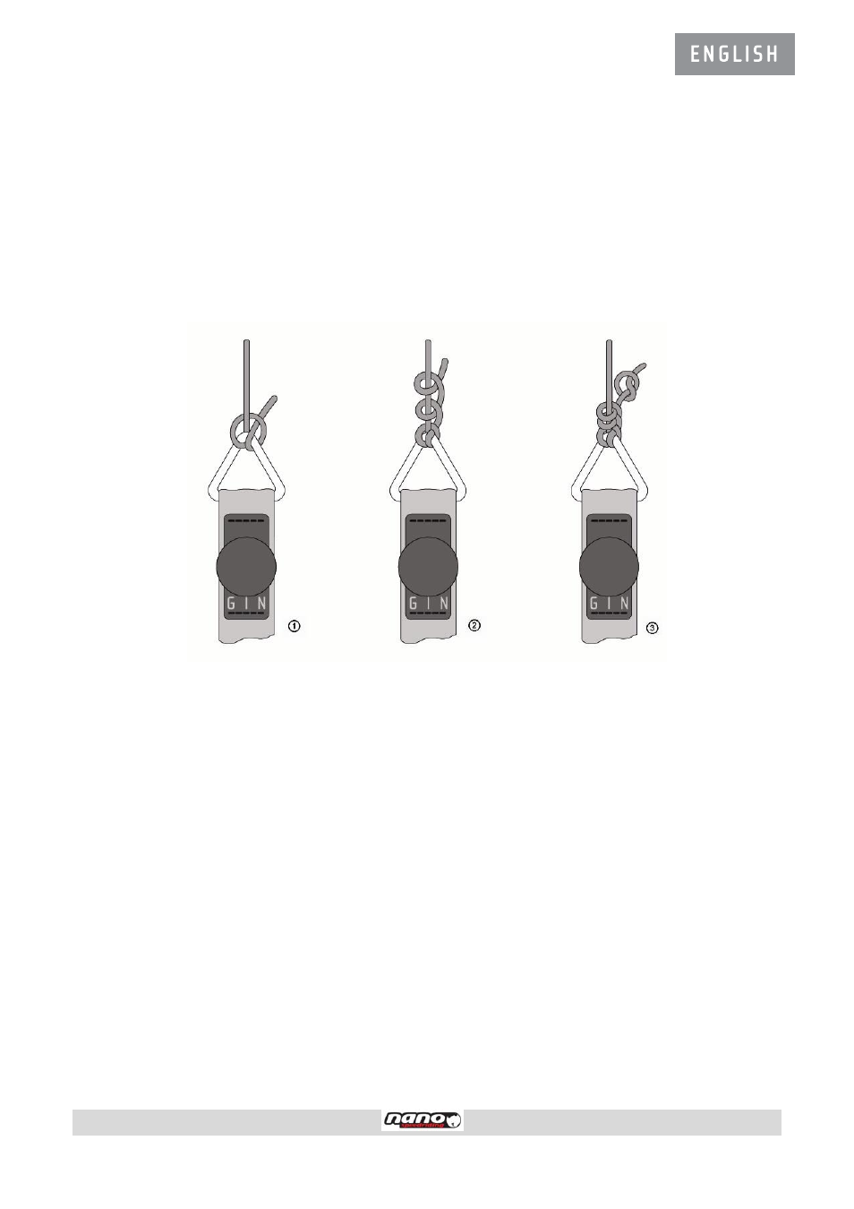 Brake line adjustment, Rucksack, Your harness | GIN Nano User Manual | Page 7 / 19