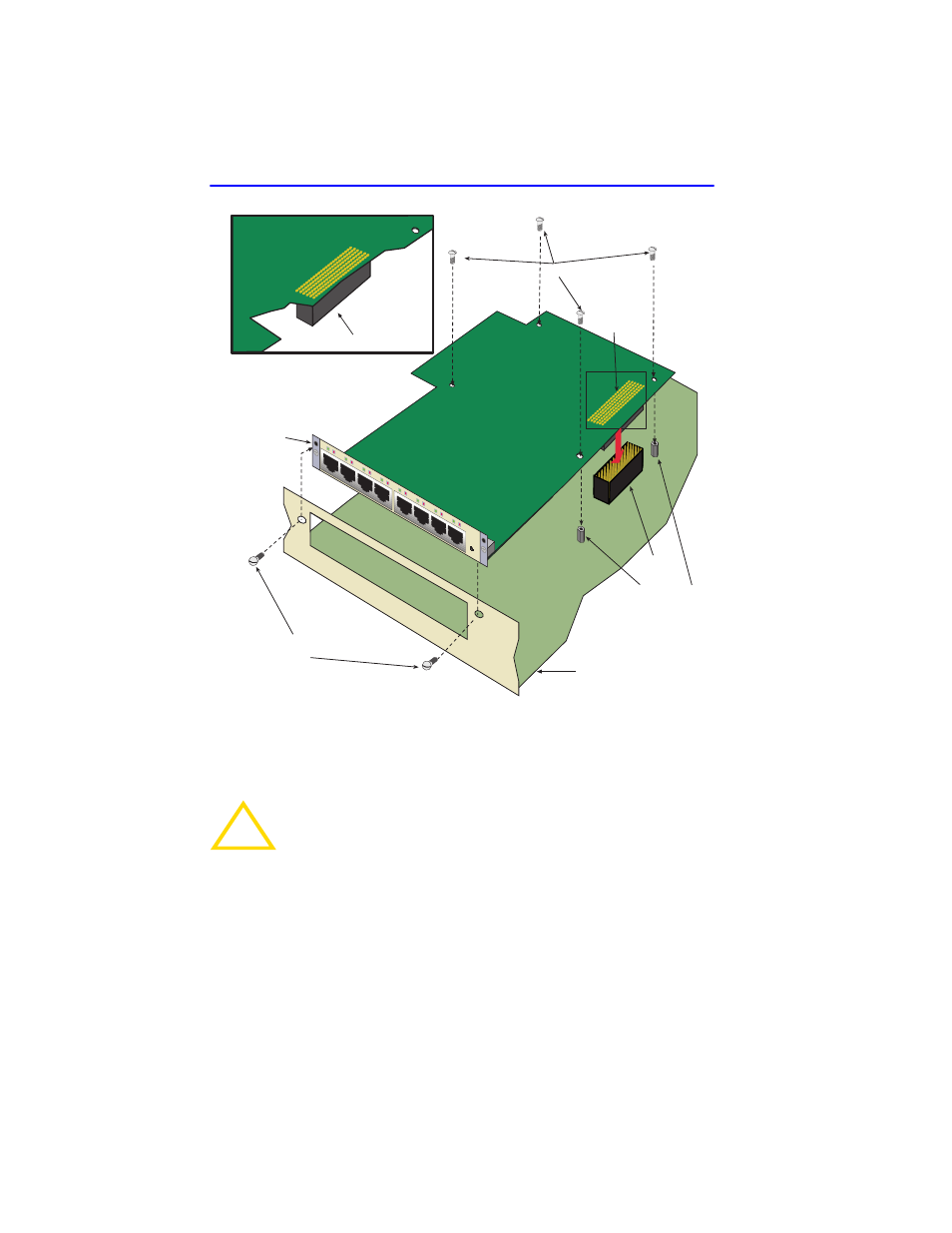 Figure 2-2 installing the hsim-w85 | Cabletron Systems W85 User Manual | Page 26 / 60