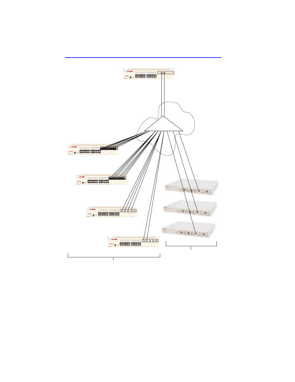 Wn in, Figure b-1 | Cabletron Systems W85 User Manual | Page 56 / 60