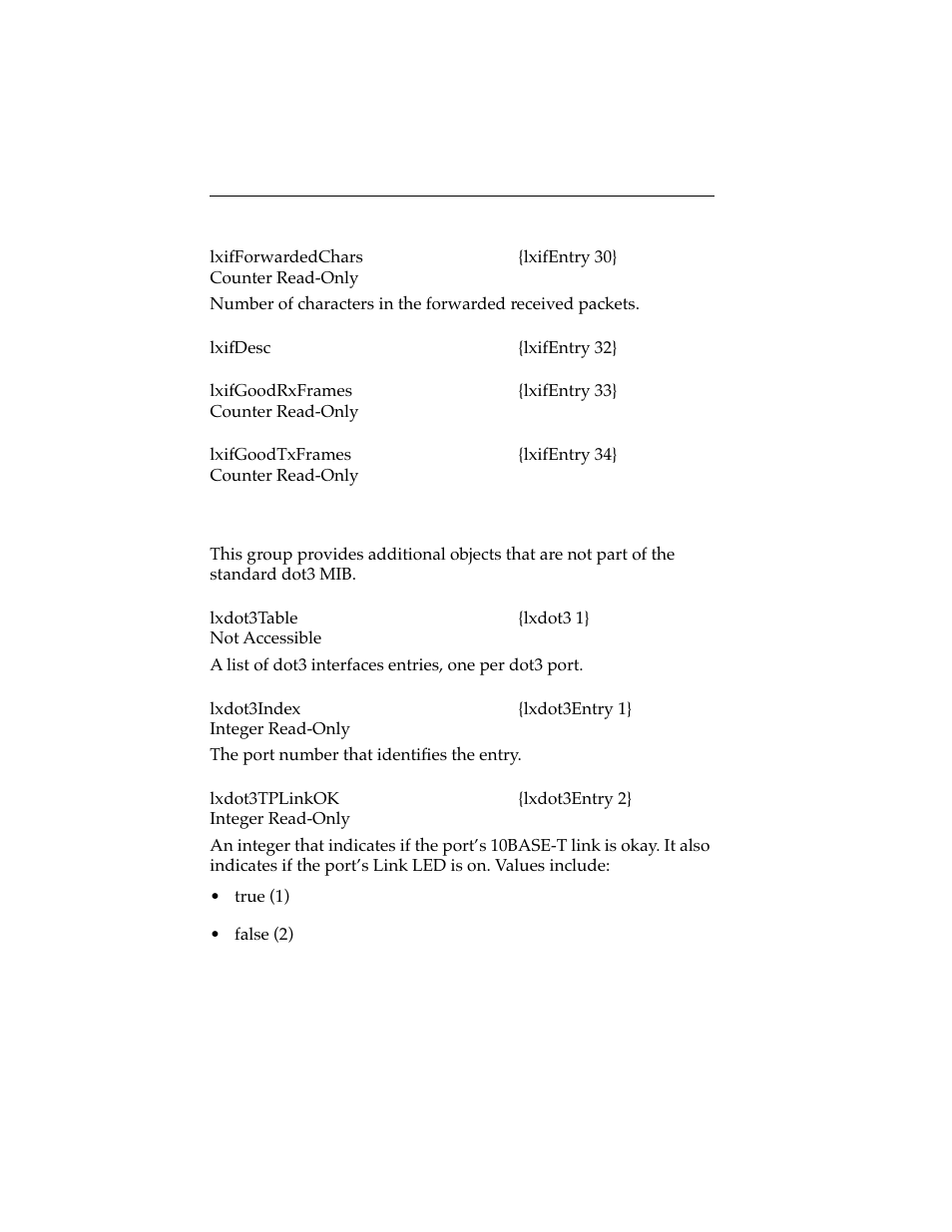 7 enterasys dot3 group | Cabletron Systems ELS10-26 User Manual | Page 132 / 170