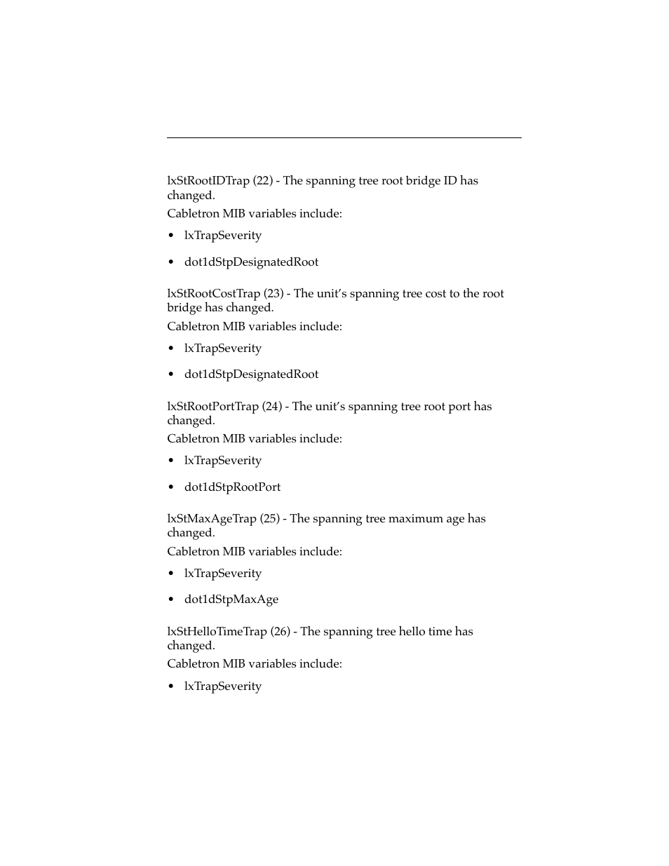 Cabletron Systems ELS10-26 User Manual | Page 167 / 170