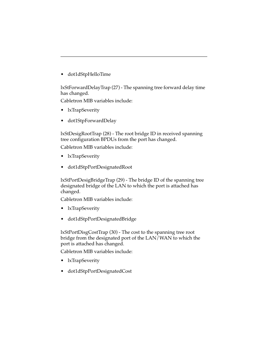 Cabletron Systems ELS10-26 User Manual | Page 168 / 170