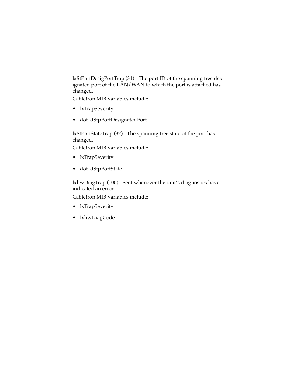 Cabletron Systems ELS10-26 User Manual | Page 169 / 170