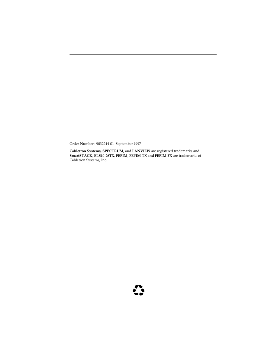 Notice | Cabletron Systems ELS10-26 User Manual | Page 3 / 170