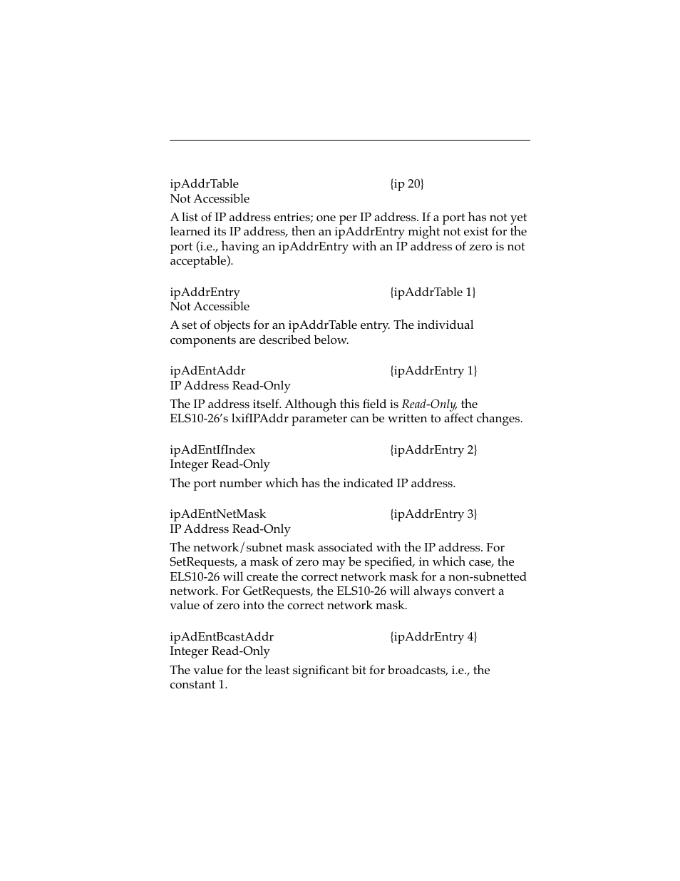 Cabletron Systems ELS10-26 User Manual | Page 39 / 170