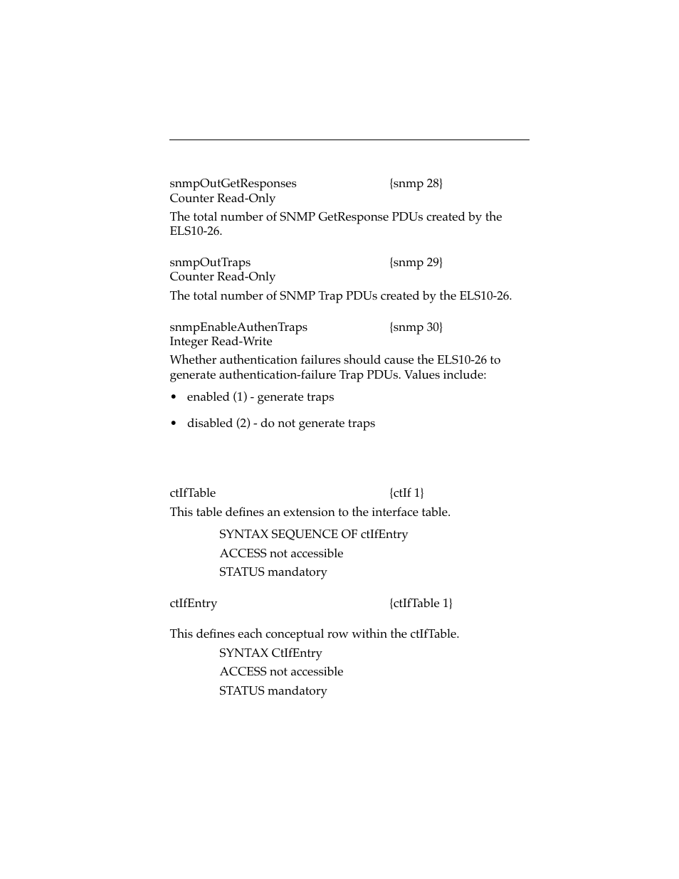 12 enterasys interface group, 12 cabletron interface group -29 | Cabletron Systems ELS10-26 User Manual | Page 55 / 170