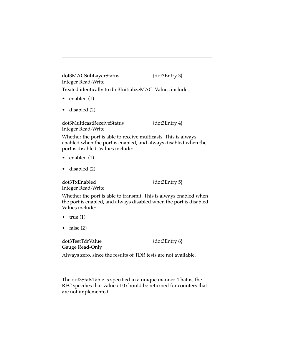 2 ethernet-like statistics group, Ethernet-like statistics group -2 | Cabletron Systems ELS10-26 User Manual | Page 82 / 170