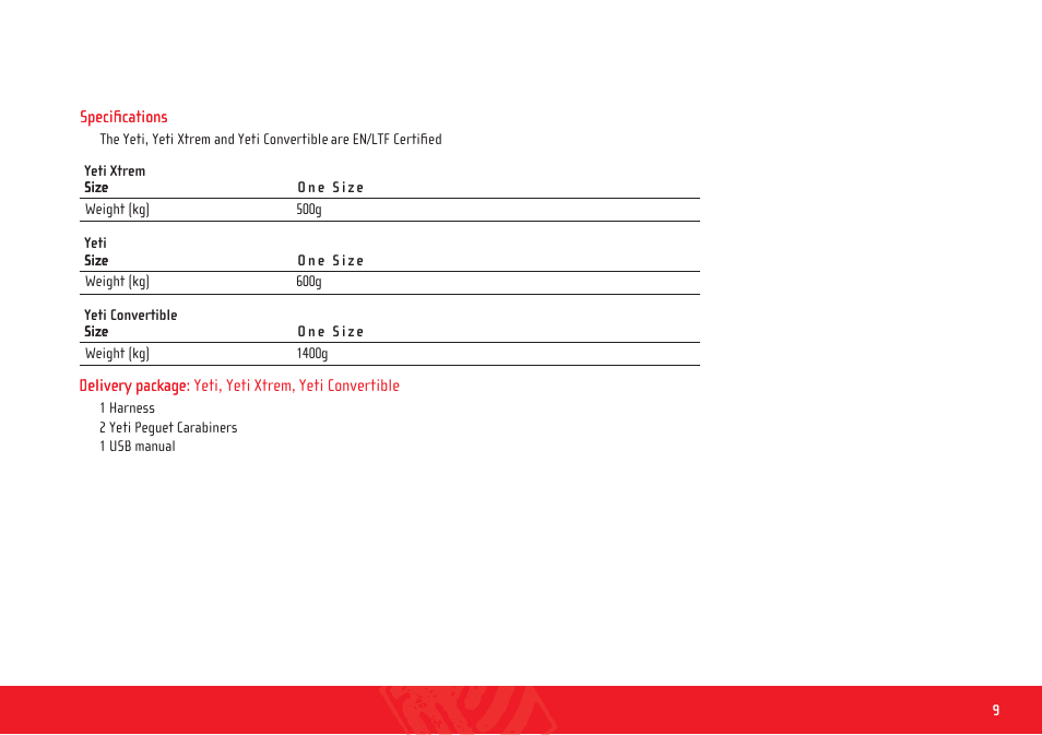 Yeti_harness_manual_en_ 9 | GIN Yeti xtrem User Manual | Page 9 / 29