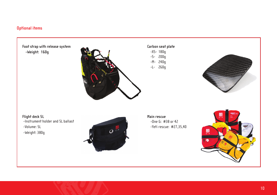 GIN Gingo Airlite User Manual | Page 10 / 36