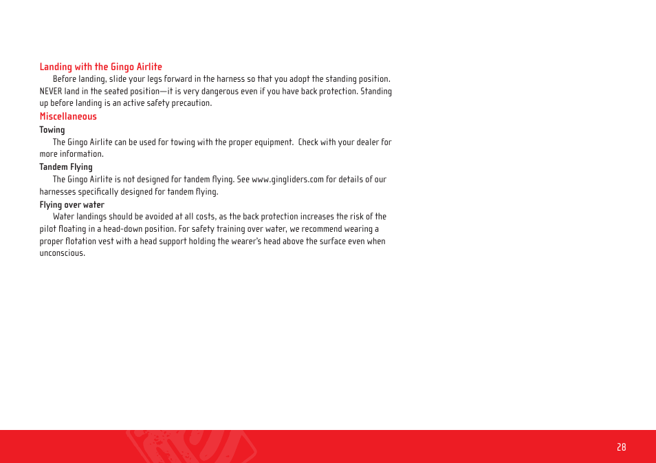 GIN Gingo Airlite User Manual | Page 28 / 36
