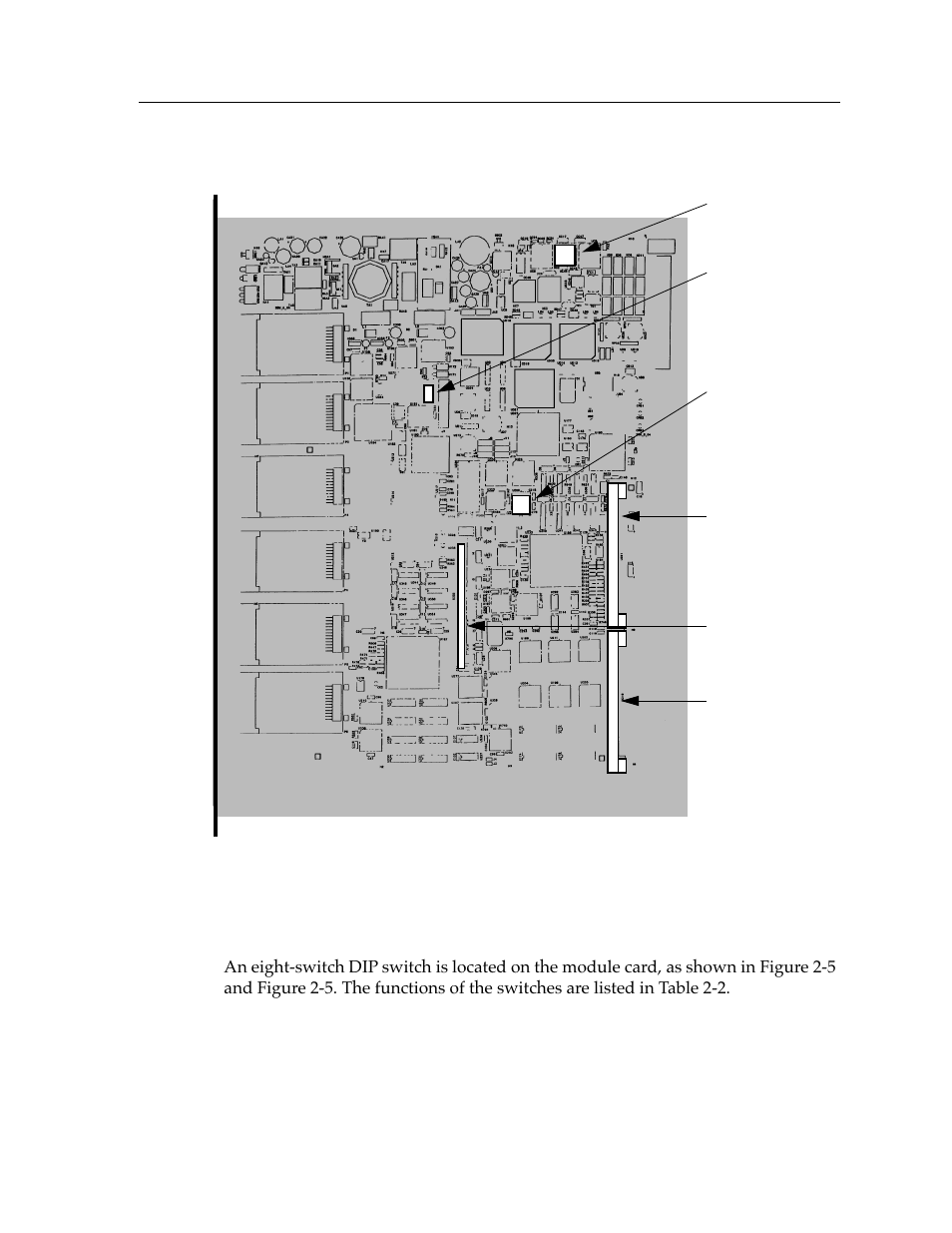 Setting the module card dip switch | Cabletron Systems Expansion module 9E106-06 User Manual | Page 21 / 40