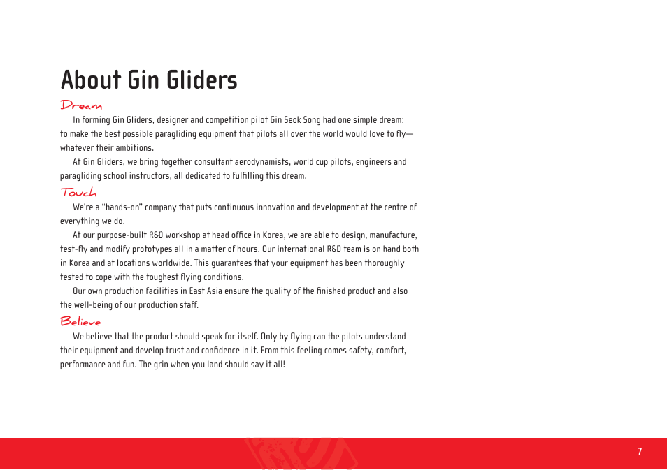 Genie race 3_manual_en_ 4, About gin gliders | GIN Genie Race 3 User Manual | Page 7 / 47