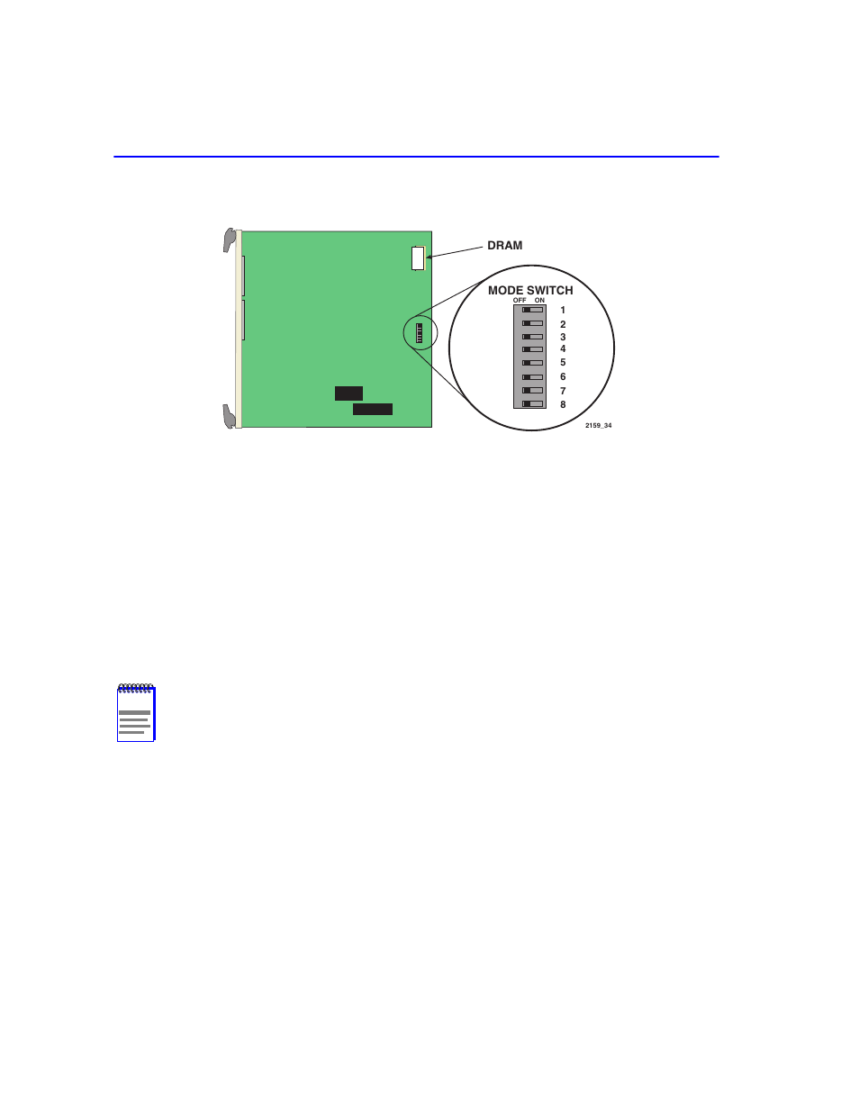 Module mode switch location/component layout | Cabletron Systems 6H258-17 User Manual | Page 52 / 58