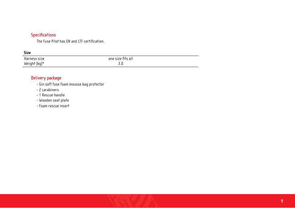 Fuse pilot_harness_manual_en_ 9 | GIN Fuse pilot User Manual | Page 9 / 34