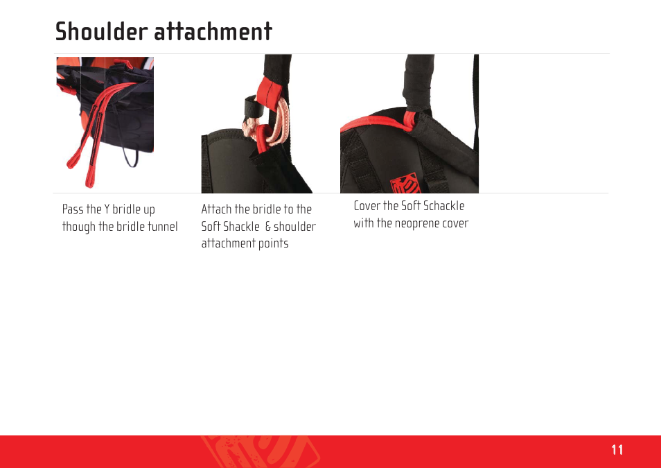 Yeti front rescue_manual_en_small_11, Shoulder attachment | GIN Yeti front container User Manual | Page 11 / 12