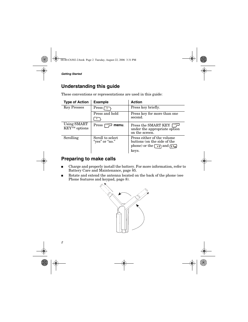 Understanding this guide, Preparing to make calls | Globalstar GSP-1700 User Manual V1 User Manual | Page 10 / 118