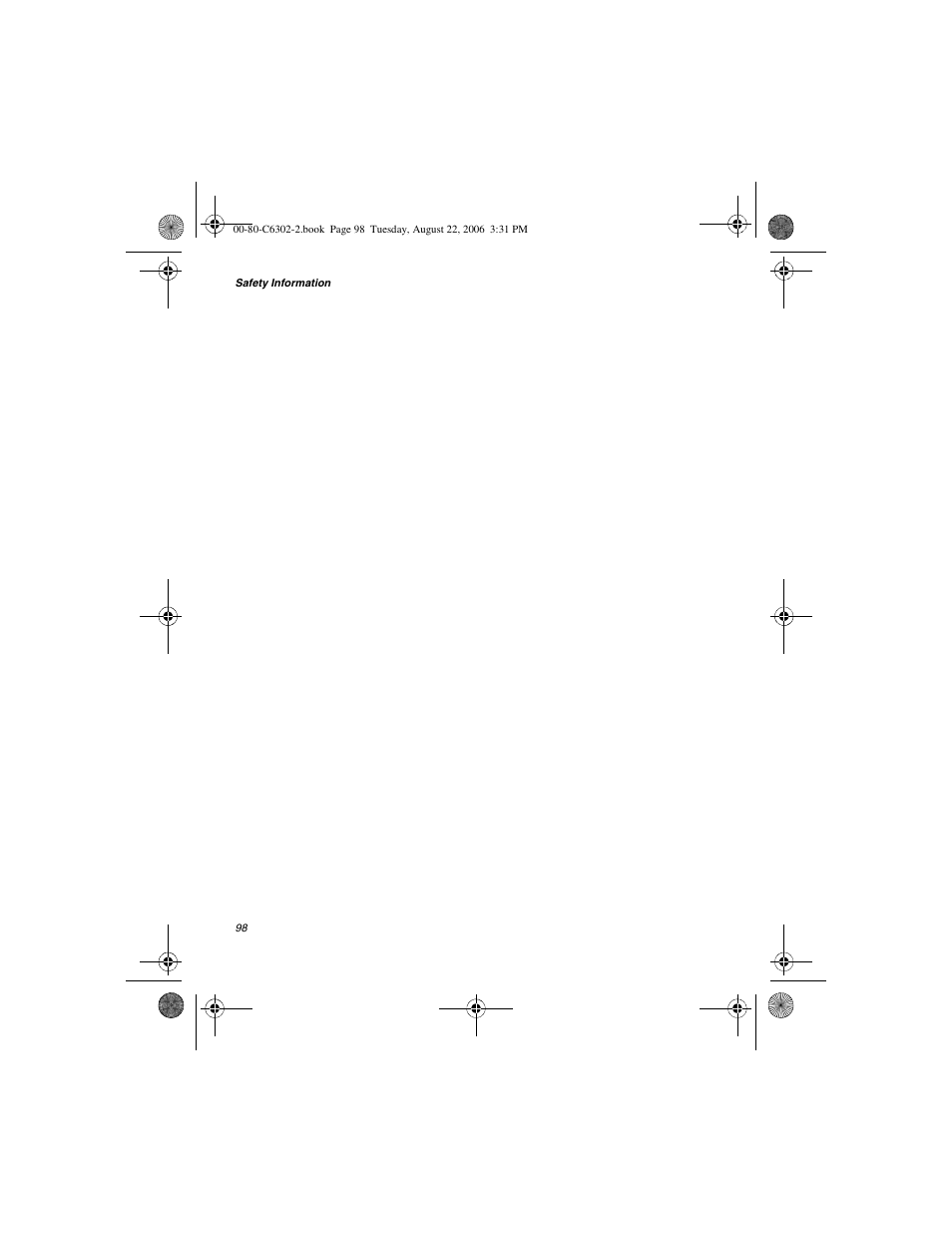 Globalstar GSP-1700 User Manual V1 User Manual | Page 106 / 118