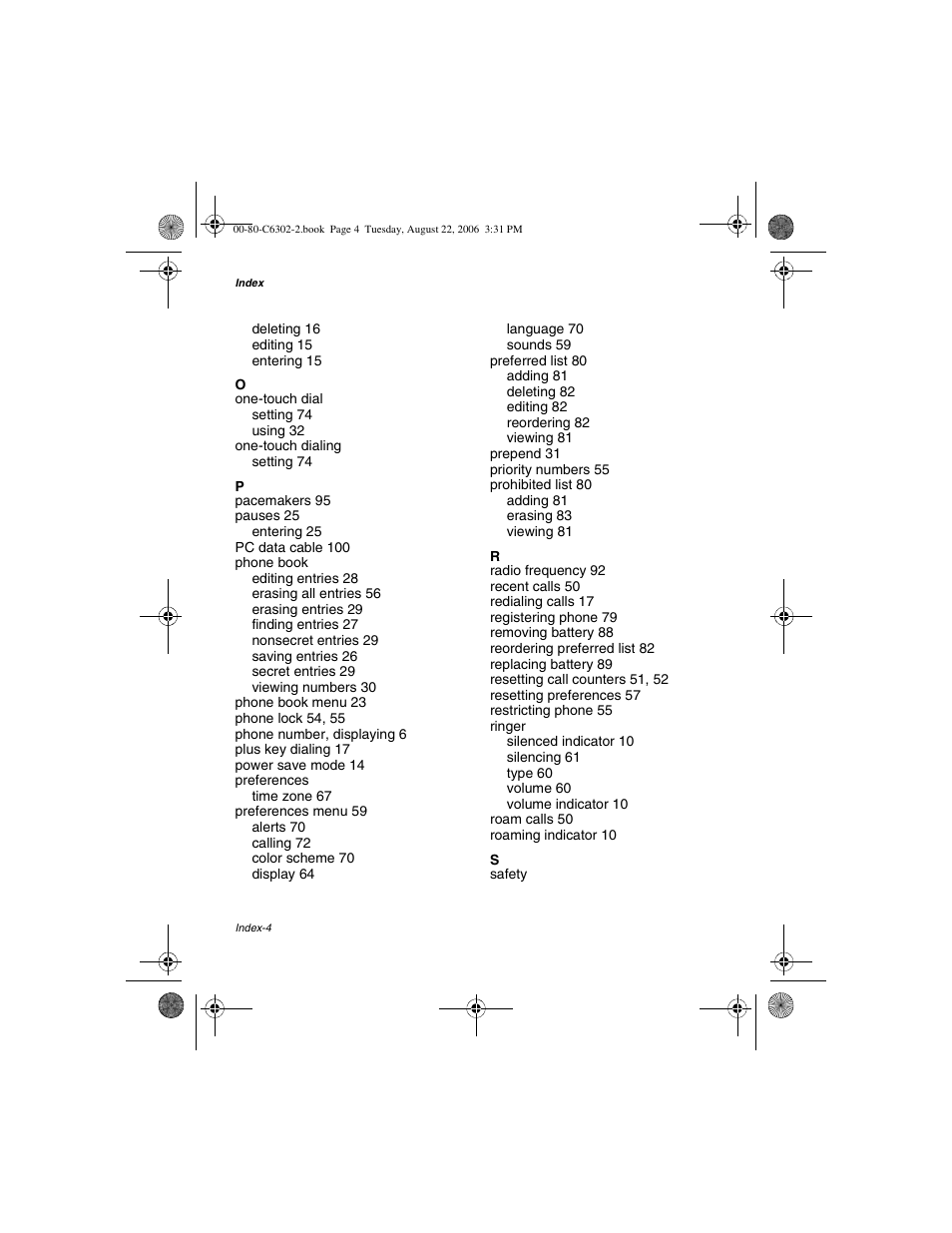 Globalstar GSP-1700 User Manual V1 User Manual | Page 116 / 118