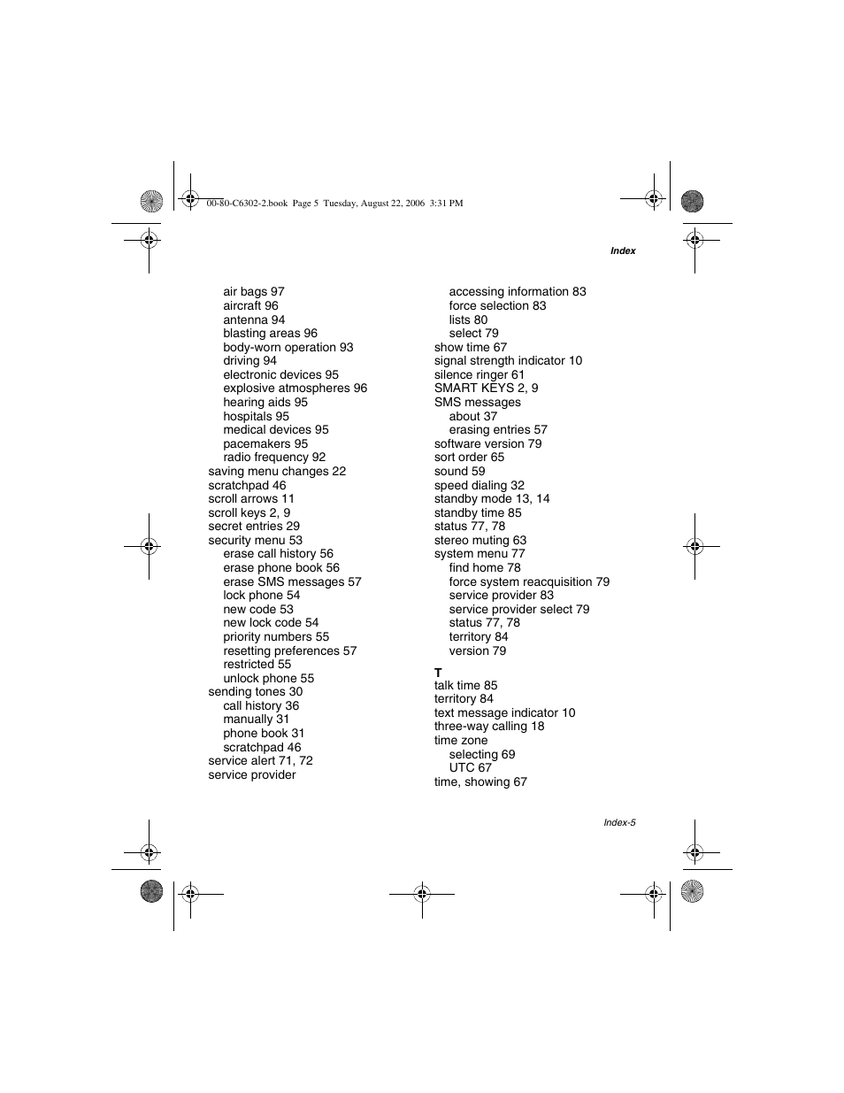 Globalstar GSP-1700 User Manual V1 User Manual | Page 117 / 118