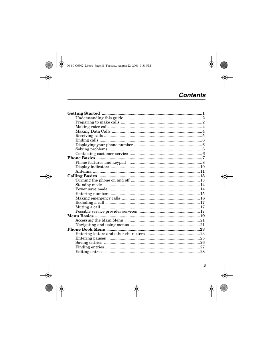 Globalstar GSP-1700 User Manual V1 User Manual | Page 3 / 118