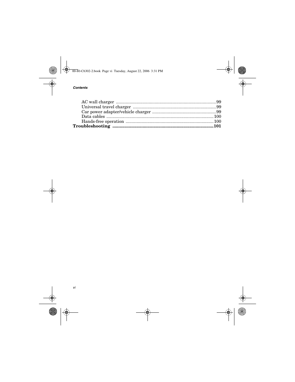 Globalstar GSP-1700 User Manual V1 User Manual | Page 6 / 118