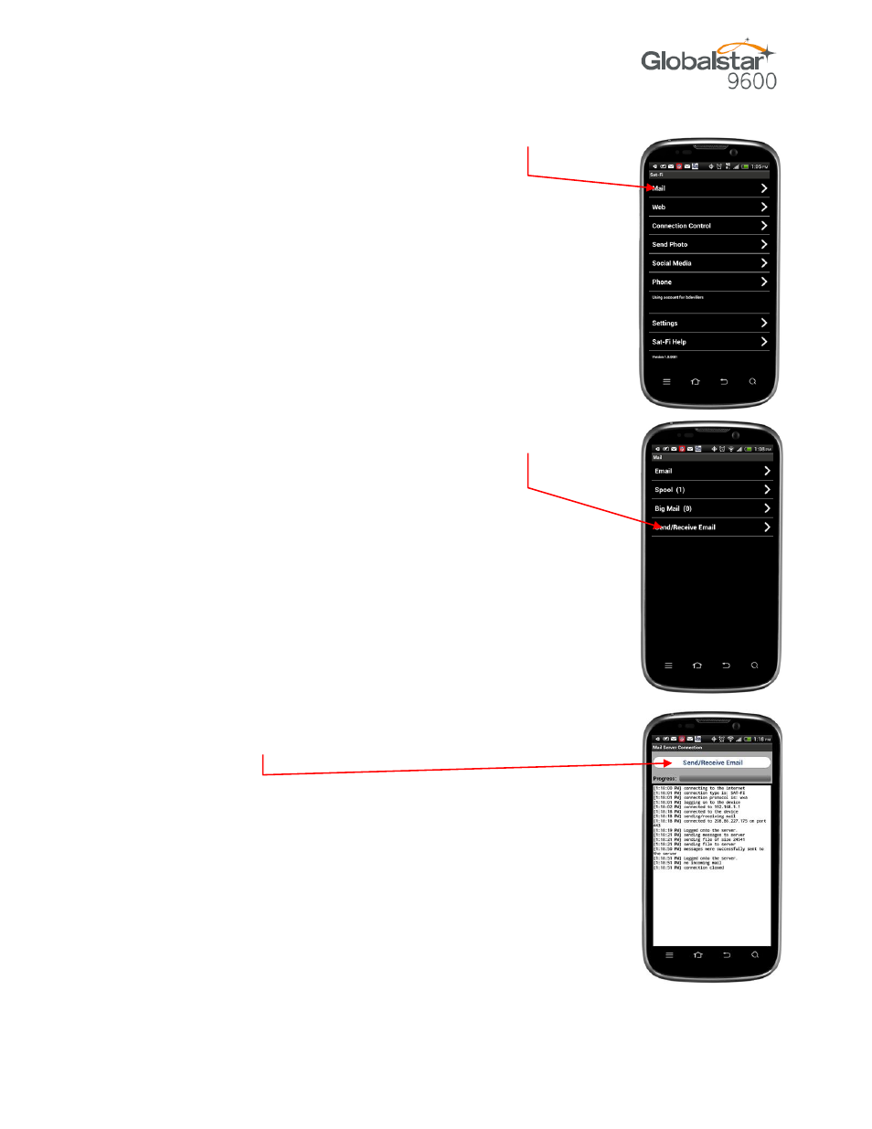 Globalstar 9600 User Guide for Android User Manual | Page 30 / 40