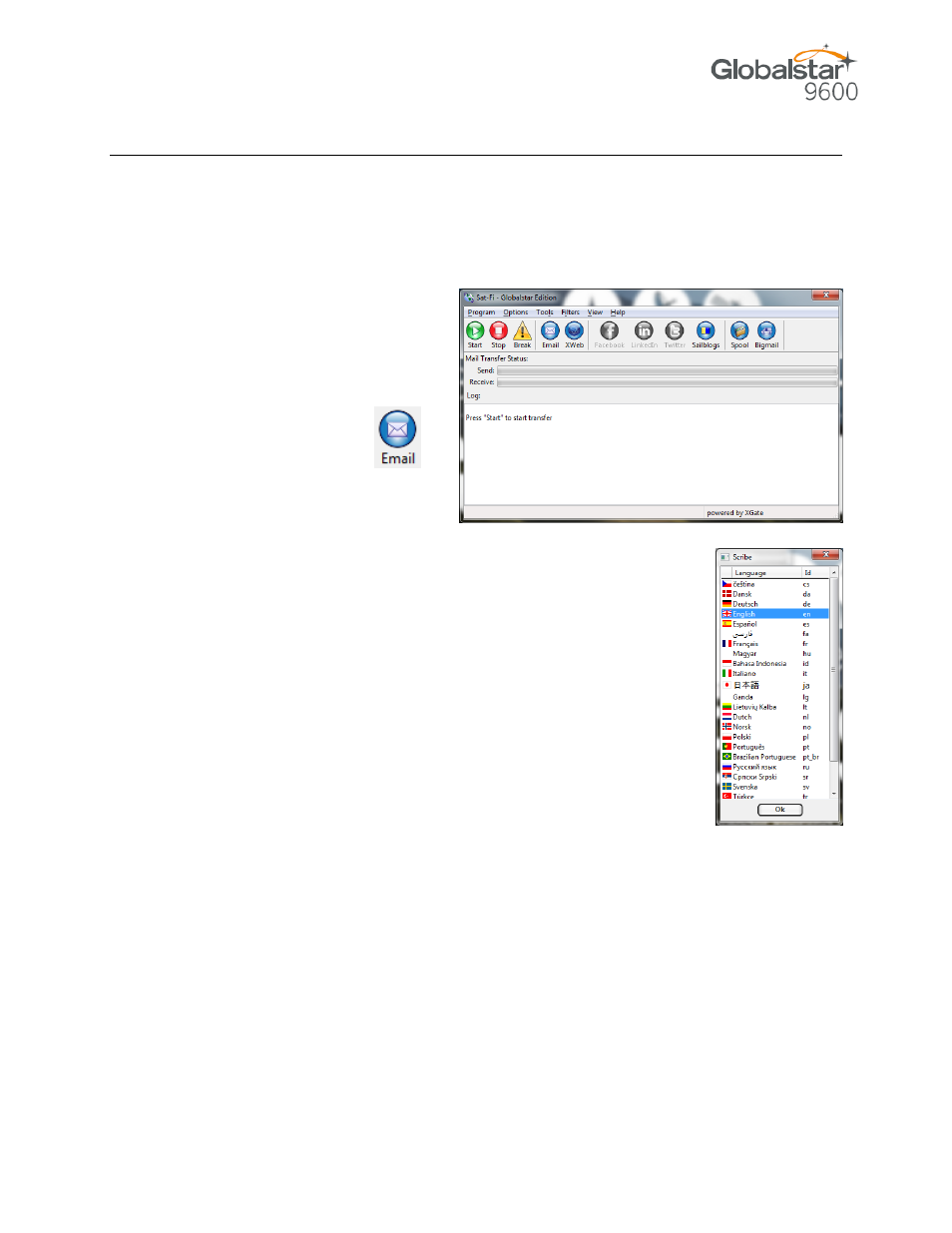 Omposing, Ending, Mail | Globalstar 9600 User Guide for Windows User Manual | Page 15 / 31
