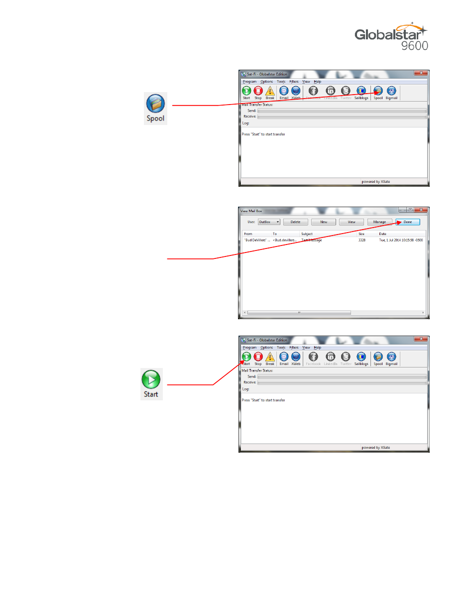 Globalstar 9600 User Guide for Windows User Manual | Page 17 / 31
