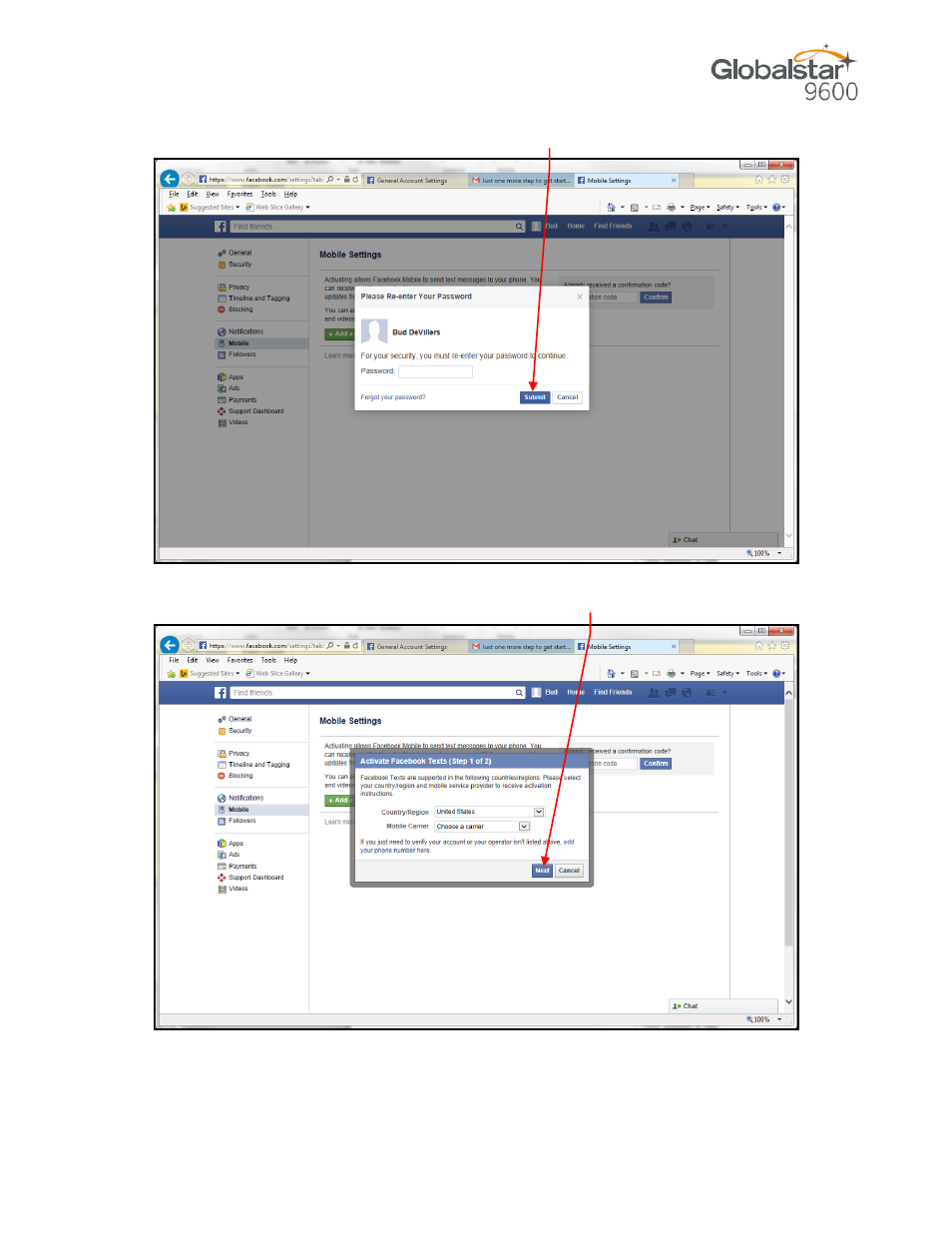 Globalstar 9600 User Guide for Windows User Manual | Page 24 / 31