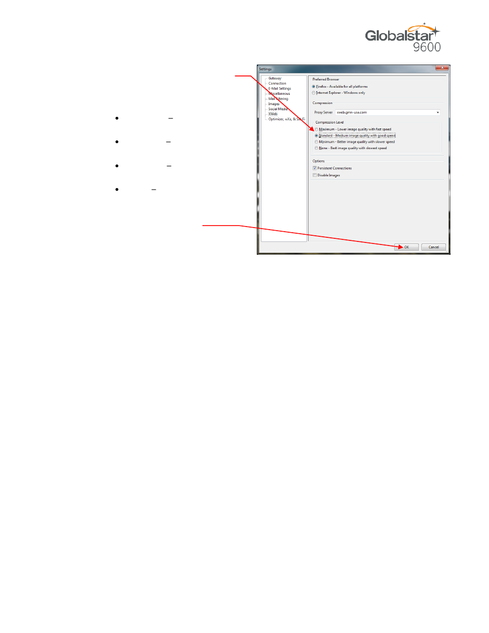 Globalstar 9600 User Guide for Windows User Manual | Page 30 / 31