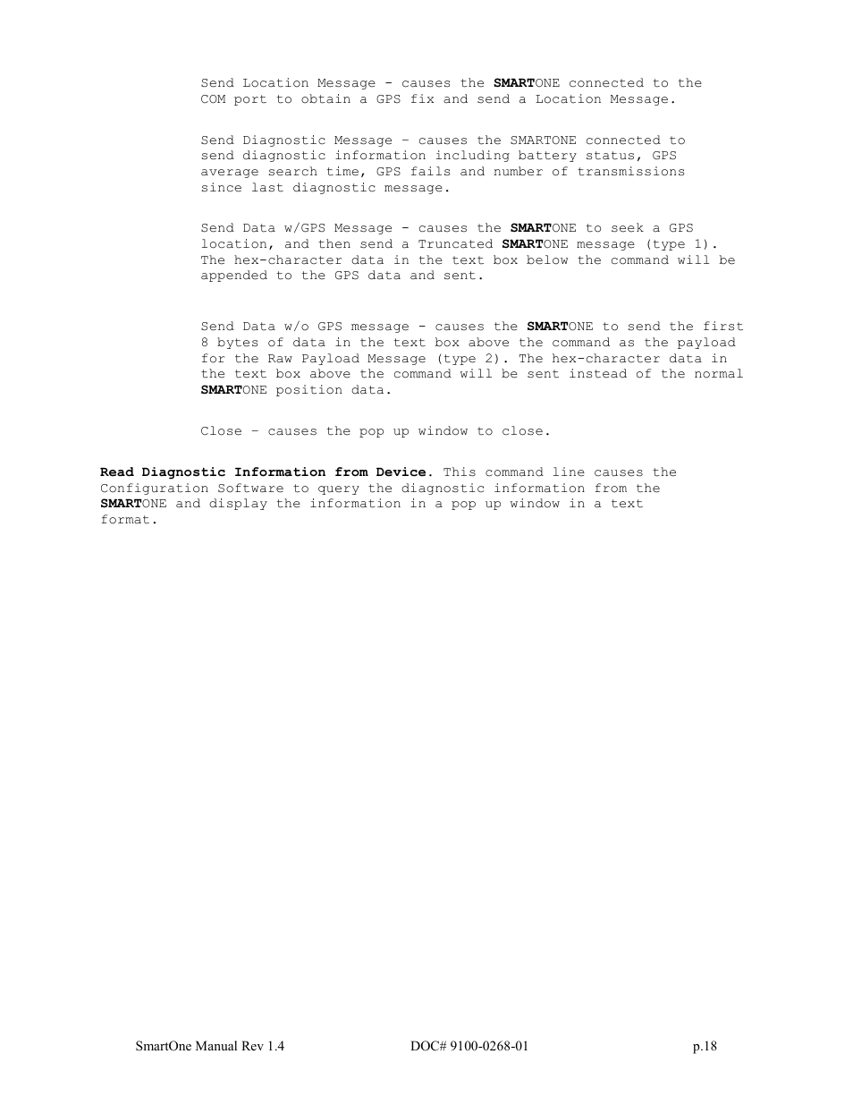 Globalstar SmartOne User Manual | Page 18 / 86