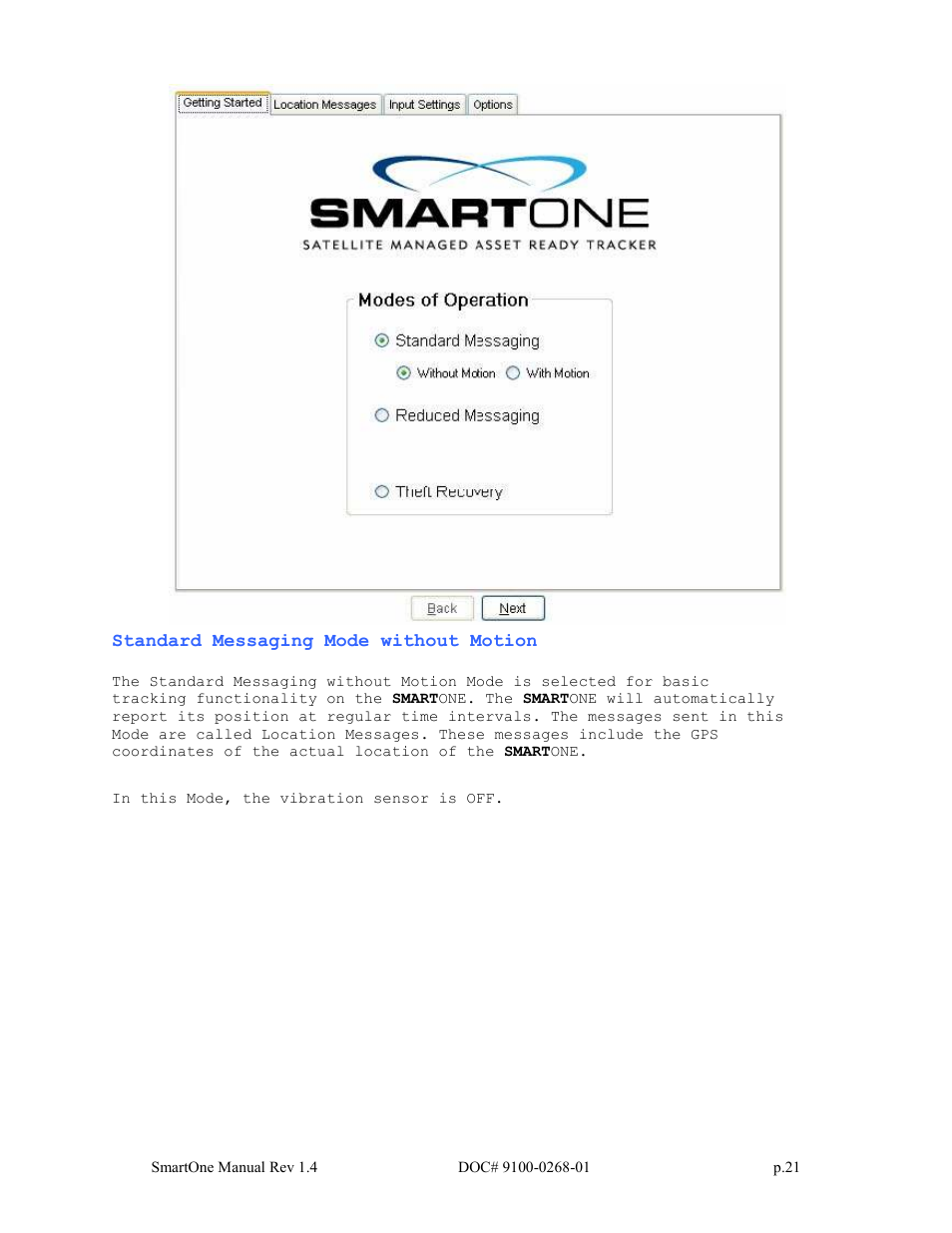 Globalstar SmartOne User Manual | Page 21 / 86