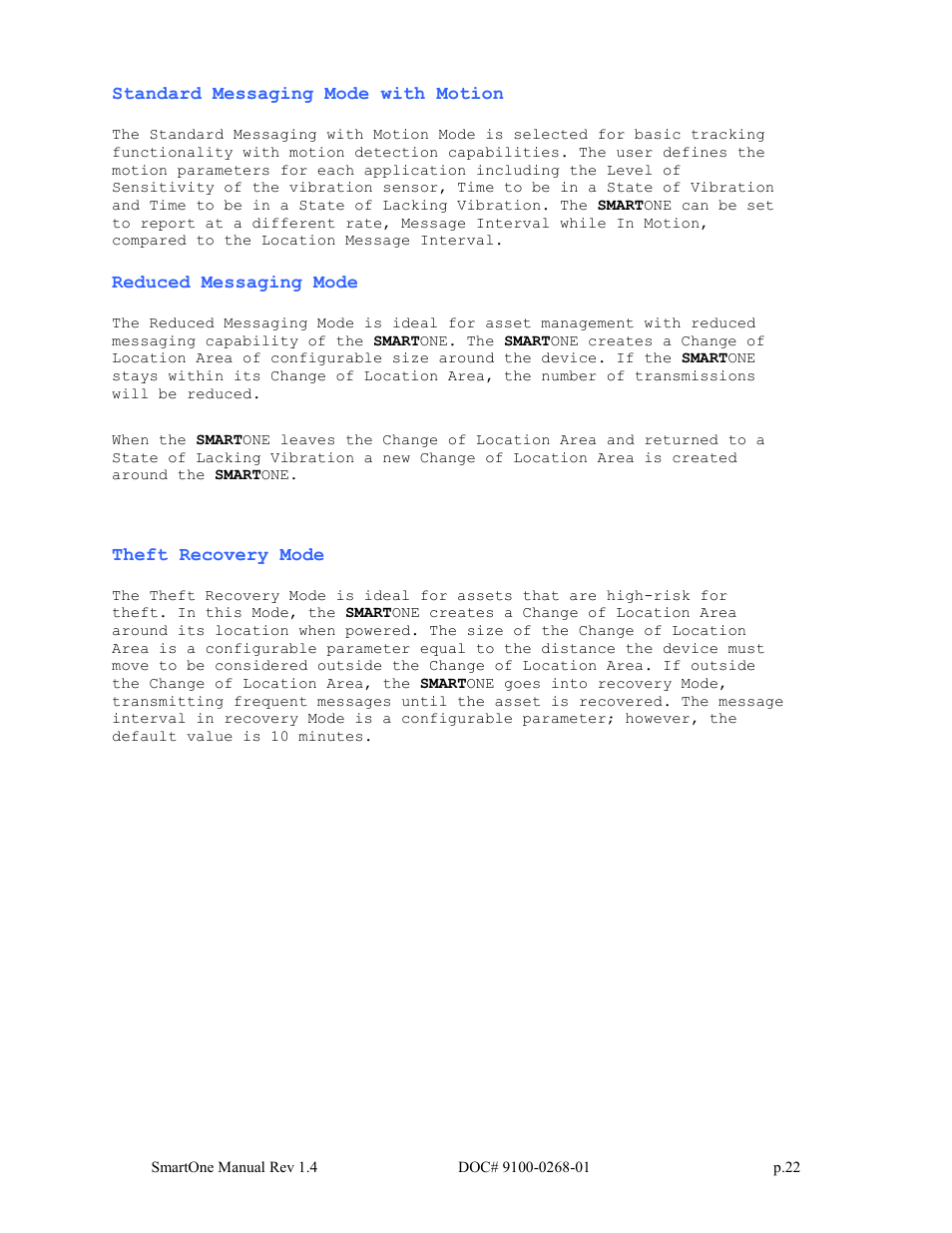Globalstar SmartOne User Manual | Page 22 / 86
