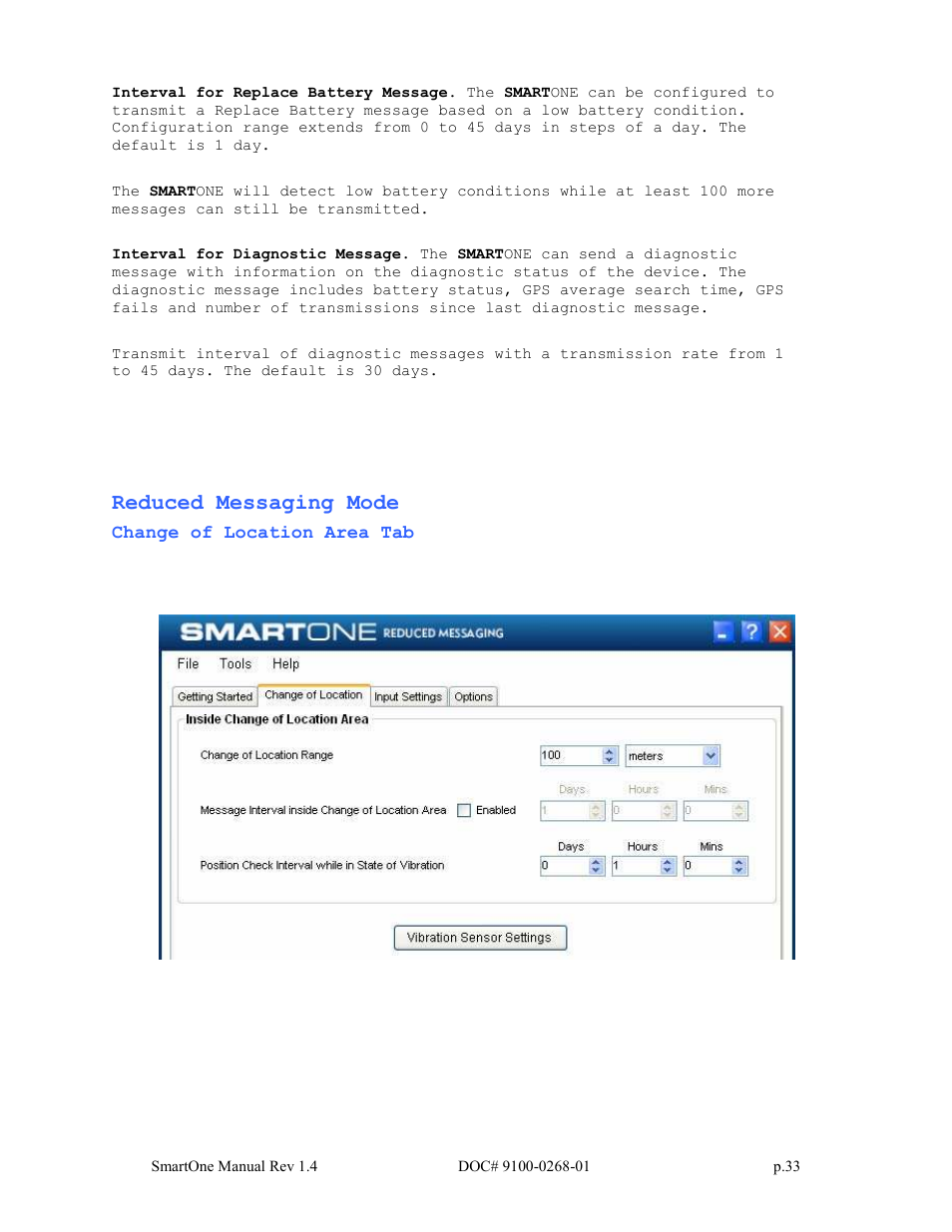 Reduced messaging mode | Globalstar SmartOne User Manual | Page 33 / 86