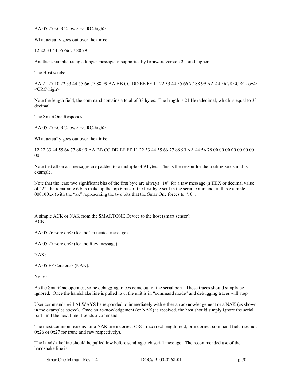 Globalstar SmartOne User Manual | Page 70 / 86