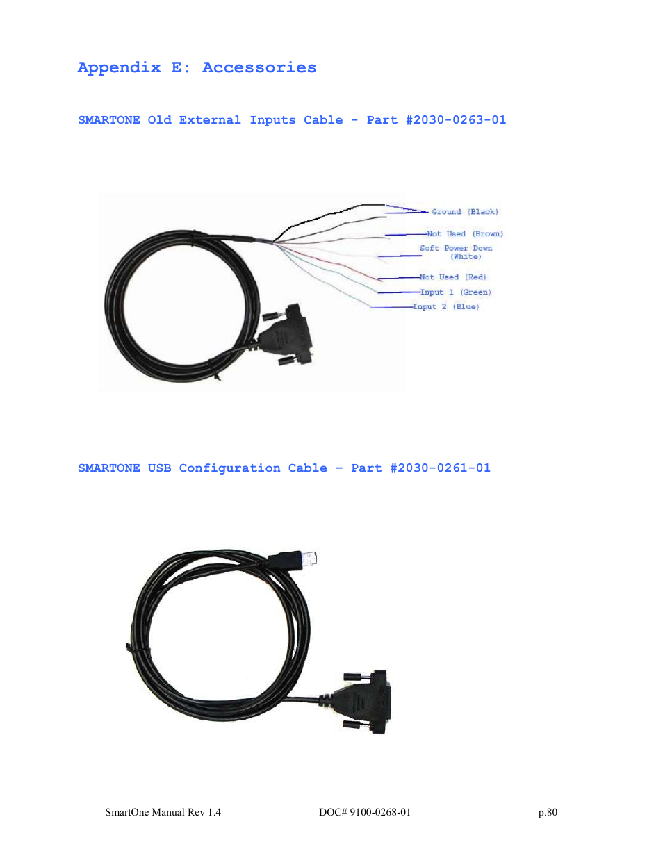 Appendix e: accessories | Globalstar SmartOne User Manual | Page 80 / 86
