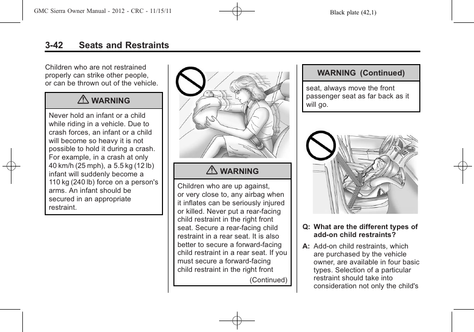 GMC 2012 Sierra User Manual | Page 110 / 556