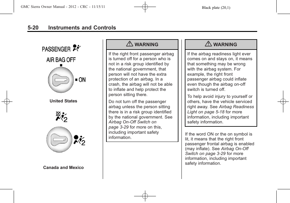 GMC 2012 Sierra User Manual | Page 158 / 556