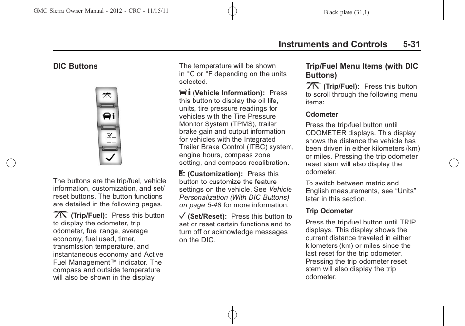 GMC 2012 Sierra User Manual | Page 169 / 556